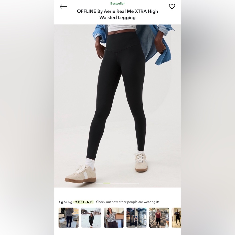 Set of 4 Aerie Leggings
